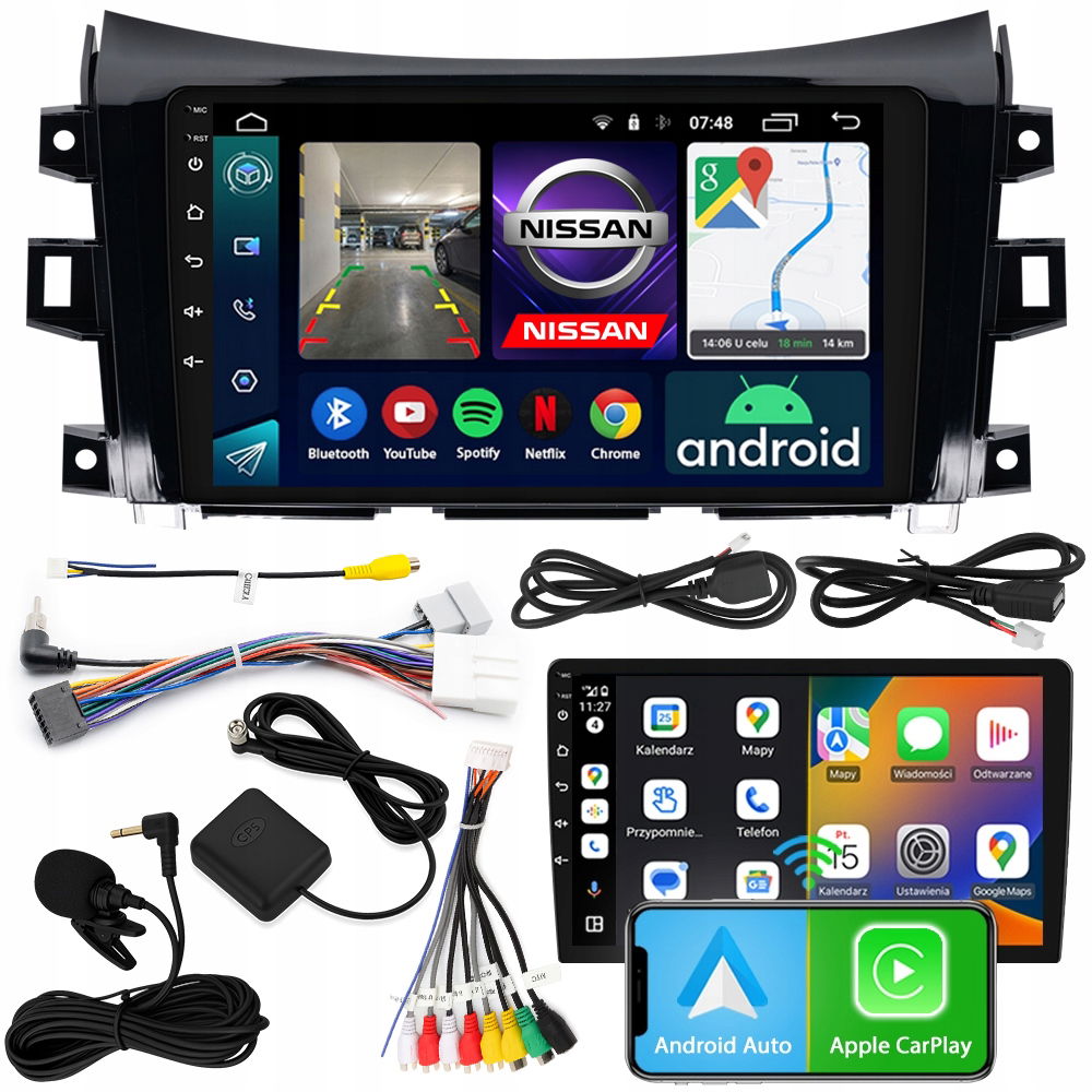 Radio Navigácia Android RS-305 Nissan Navara IV 2015-2023 2GB 9"