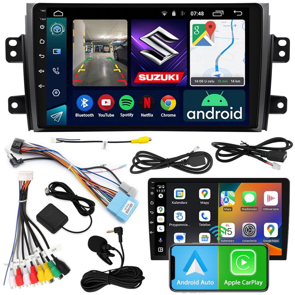 Radio Navigácia Android RS-305 Suzuki SX4 2006-2013 2GB 9"