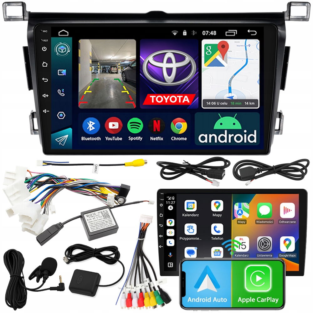 Radio Navigácia Android RS-305 Toyota RAV4 2013-2018 2GB 9"