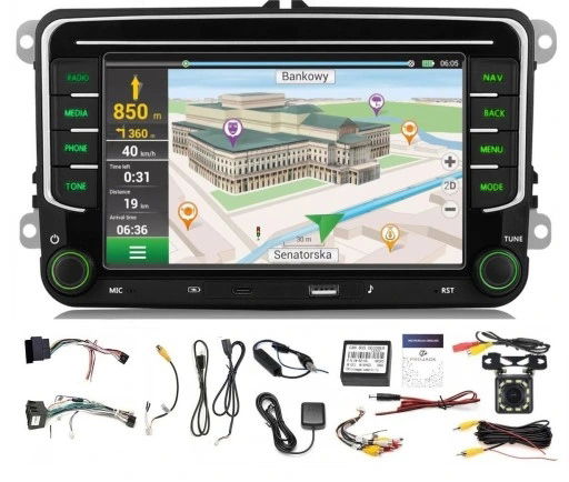 Rádio Navigácia Android Škoda Octavia II 2004-2015 Carplay 6/128GB
