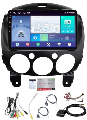 Rádio Navigácia Carplay Android Mazda 2 2007-2014 4GB 64GB Sim