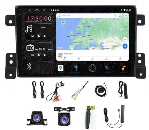 Rádio Navigácia Carplay Android Suzuki Grand Vitara 05-14 6GB 128GB Sim