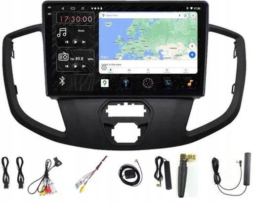Rádio Navigácia Carplay Gps Android Ford Transit 2014-18 6GB 128GB Sim