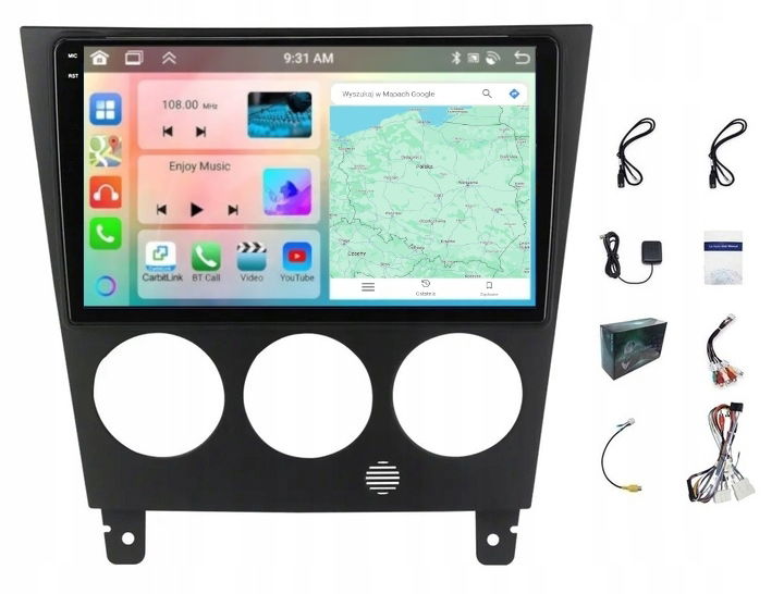 Rádio Navigácia Carplay Subaru Párty 2002-2007 Wifi Android 4GB 64GB
