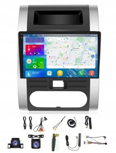 Rádio Navigácia Gps Android Auto Nissan X-trail T31 2007-2013 4GB 64GB Sim