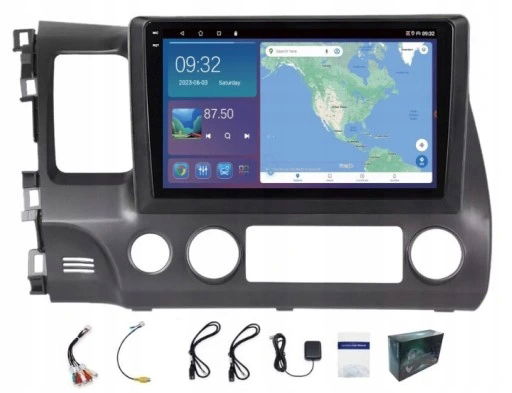 Rádio Navigácia Gps Android Honda CIVIC 2006-2011 Carplay Wifi Bt 4GB 64GB