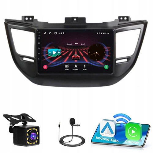 Rádio Navigácia Gps Android Hyundai Tucson III 2015-2018 Wifi 2GB 64GB