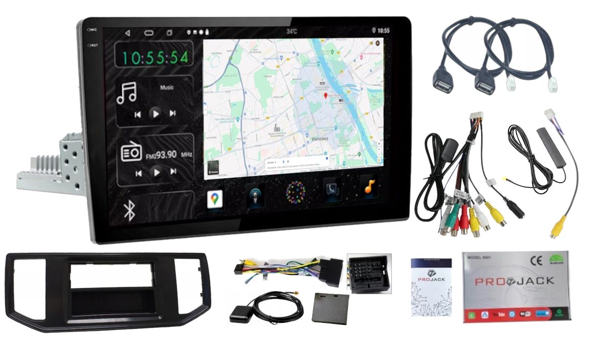 Rádio Navigácia Gps Android Vw Crafter 2017-2024 Wifi Usb 6GB 128GB Sim