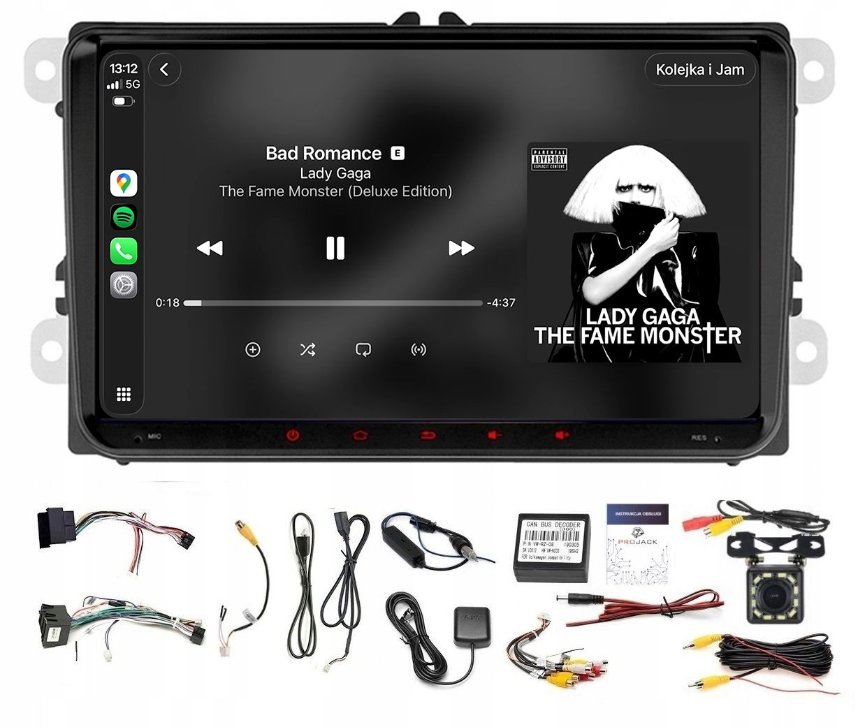 Rádio Navigácia Gps Android Vw Passat B7 2010-2014 Wifi Carplay 4/64GB
