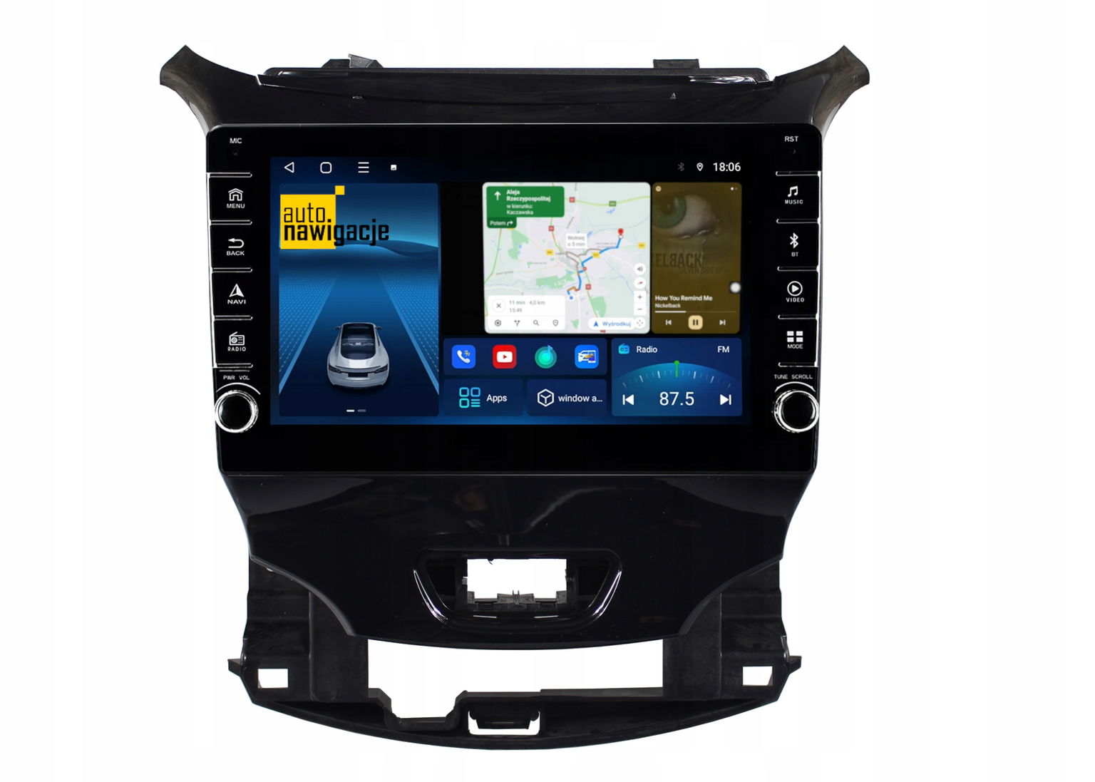 Rádio Navigácia Gps Chevrolet Cruze 2015+ Android