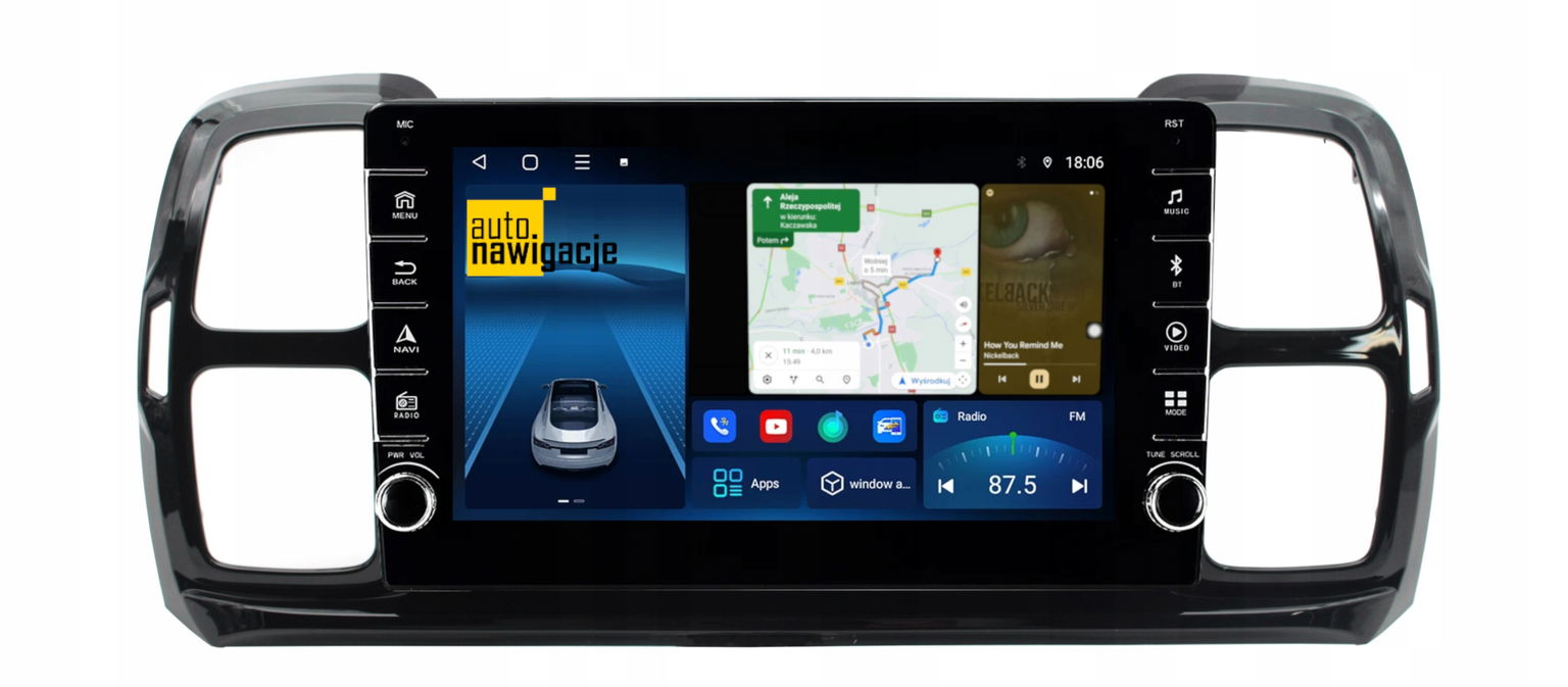 Rádio Navigácia Gps Citroen C5 Aircross 2017+ Android