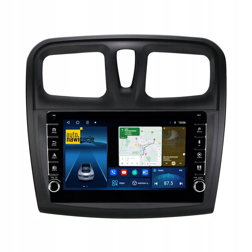 Rádio Navigácia Gps Dacia Logan Sandero II Android