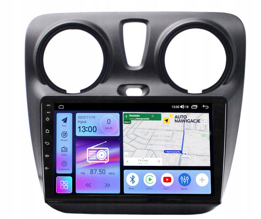 Rádio Navigácia Gps Dacia Sandero 2012-2020 Android Carplay 8/128 Gb