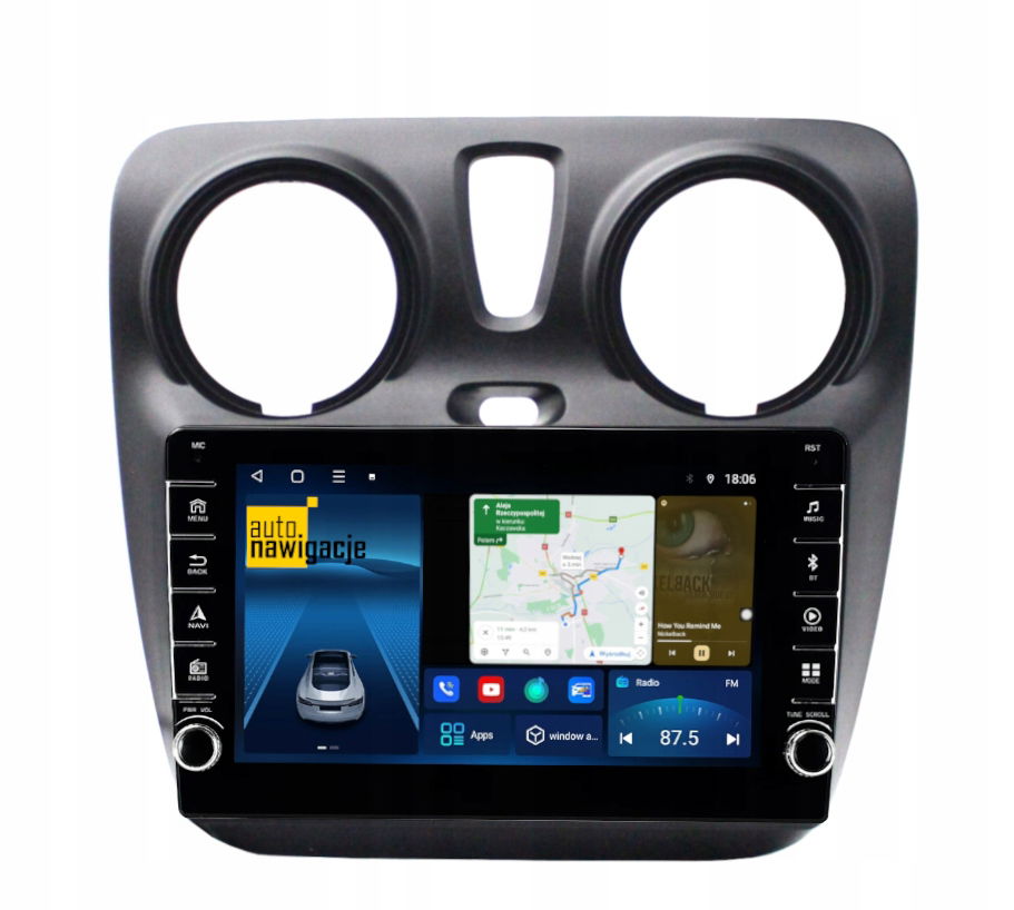 Rádio Navigácia Gps Dacia Sandero 2012-2020 Android