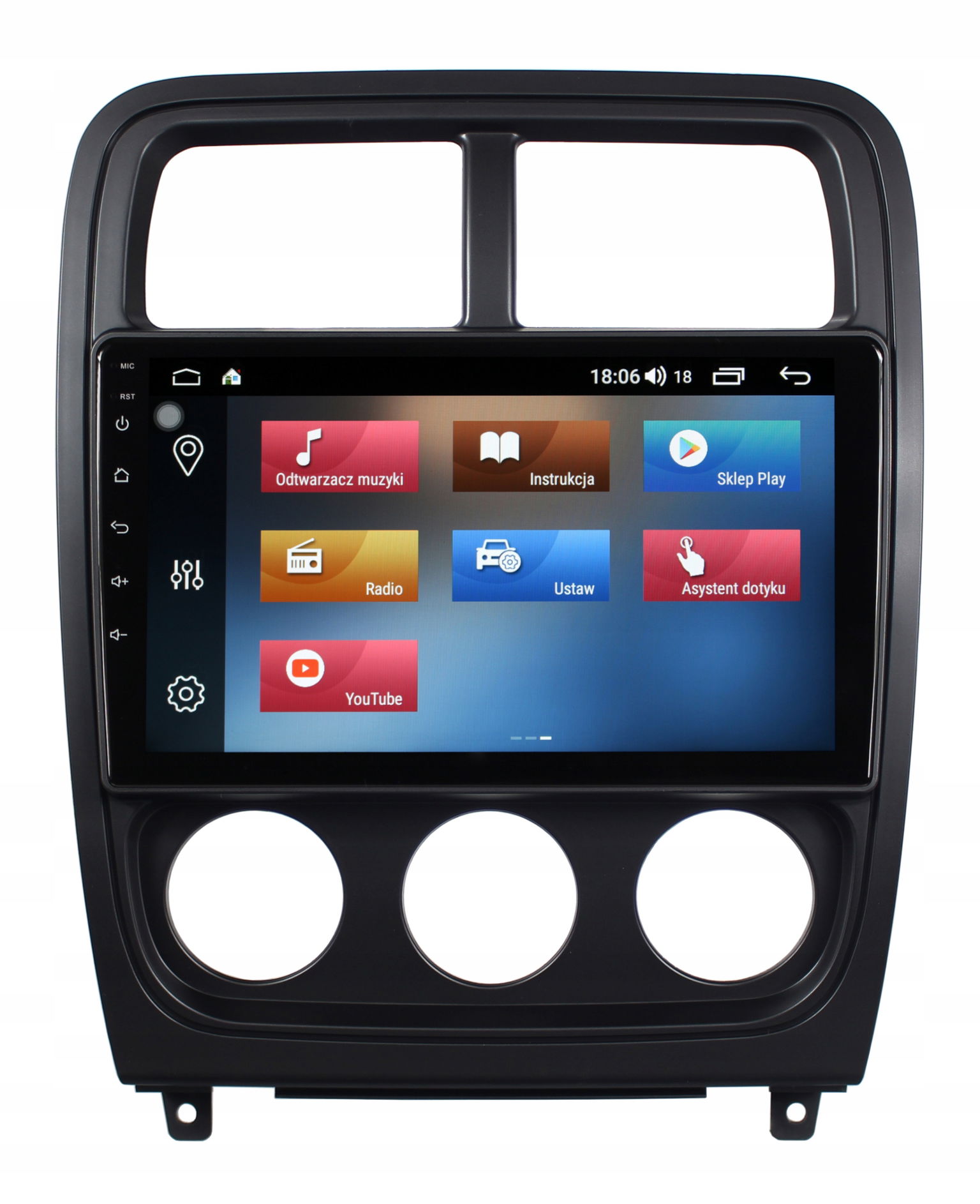 Rádio Navigácia Gps Dodge Caliber 2010-2012 Android