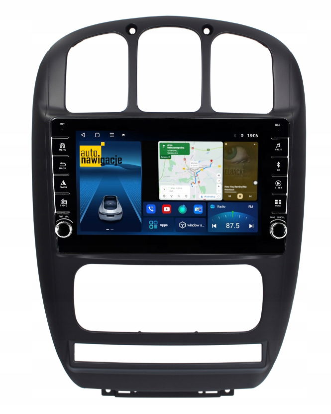 Rádio Navigácia Gps Dodge Caravan Grand Caravan Android Carplay 8/128 Gb