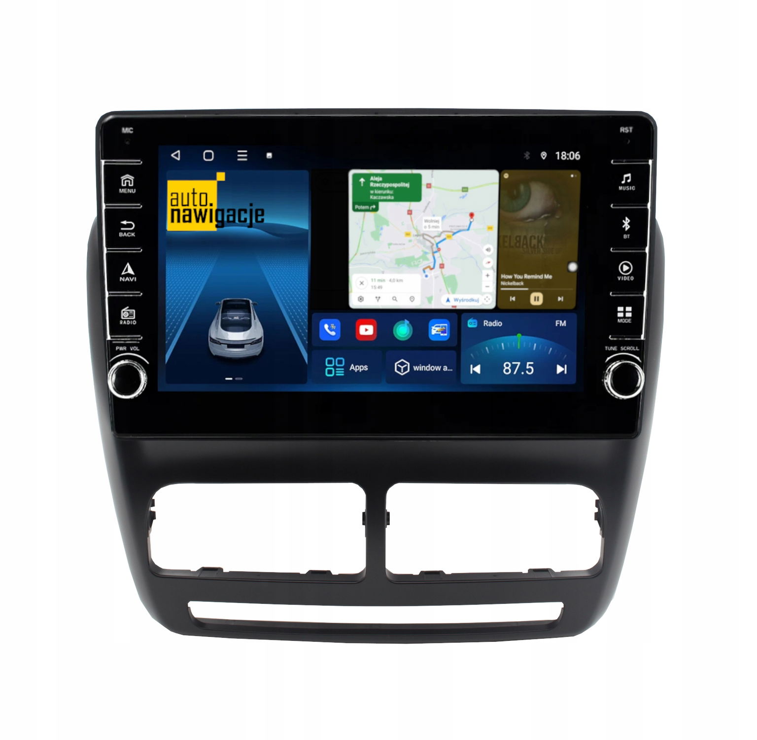 Rádio Navigácia Gps Fiat Doblo II 2010-14 Android