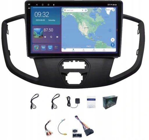 Rádio Navigácia Gps Ford Transit Wifi Bluetooth Usb Carplay 4GB 64GB