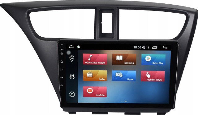 Rádio Navigácia Gps Honda CIVIC IX 2011-17 Android