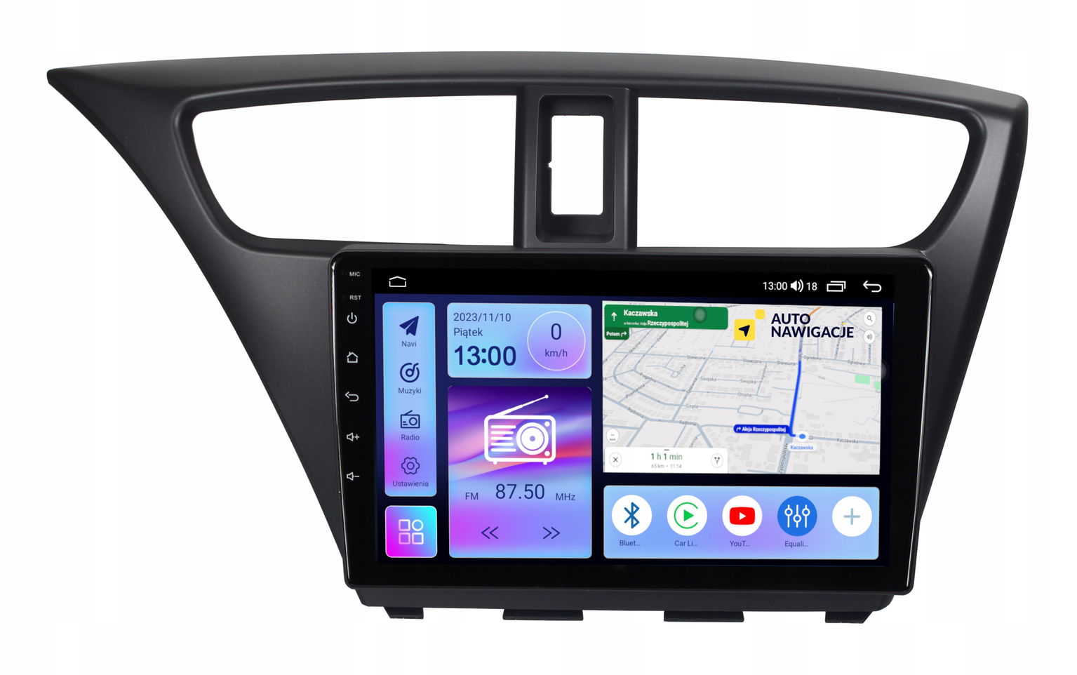 Rádio Navigácia Gps Honda CIVIC IX 2011-2017 Android