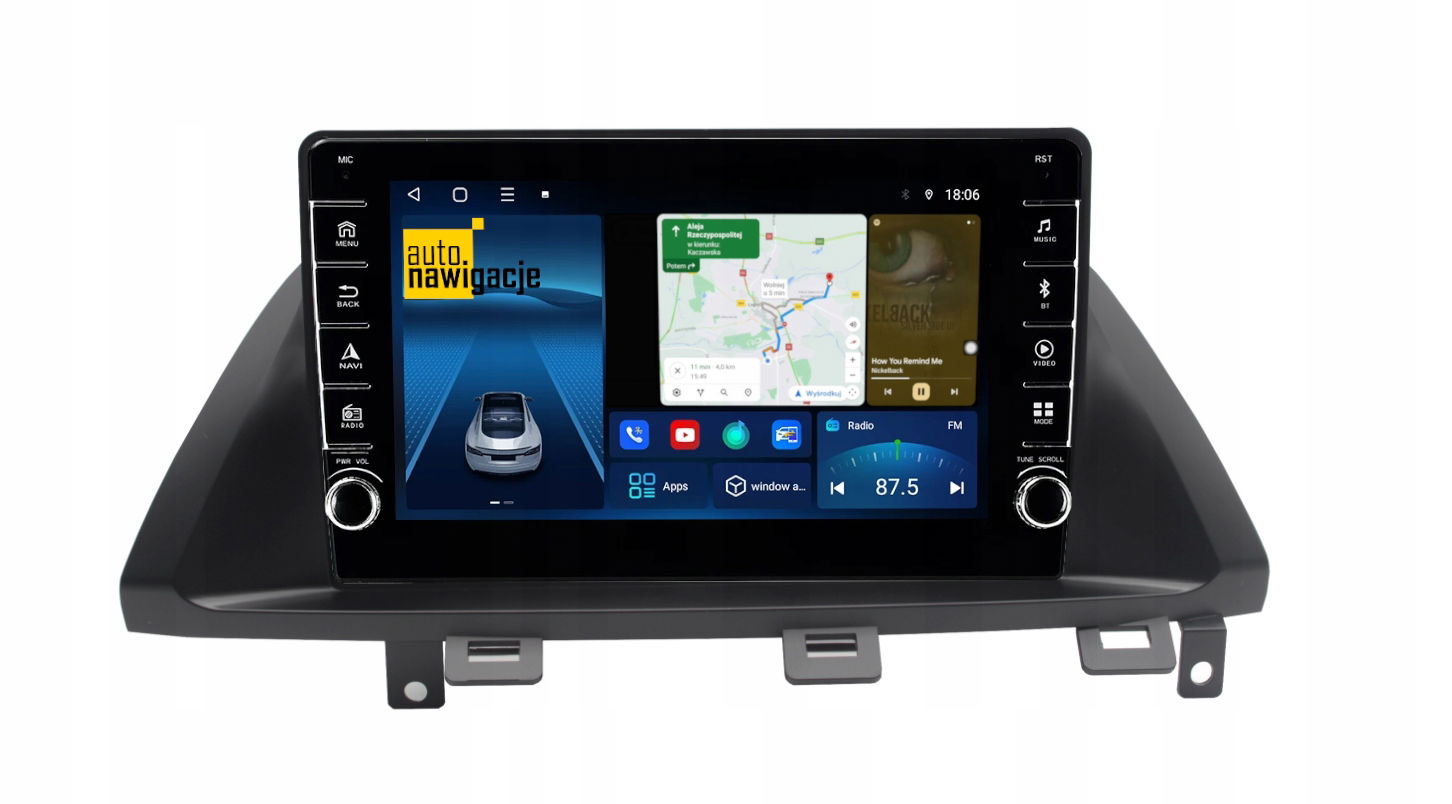 Rádio Navigácia Gps Honda Odyssey 2004-2010 Android