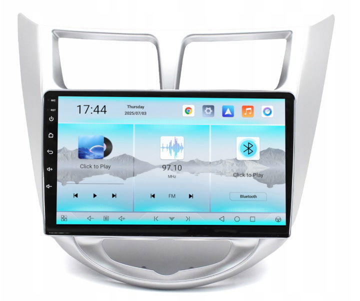 Rádio Navigácia Gps Hyundai Accent 2011-2016 Android