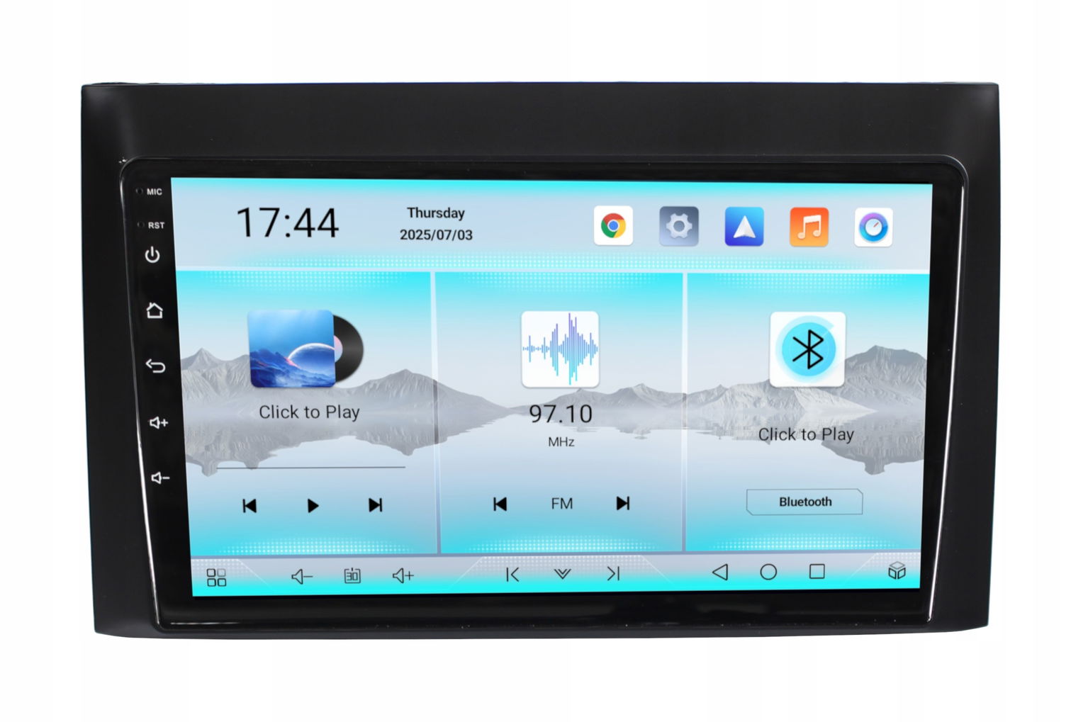 Rádio Navigácia Gps Isuzu D-max 2002-2011 Android