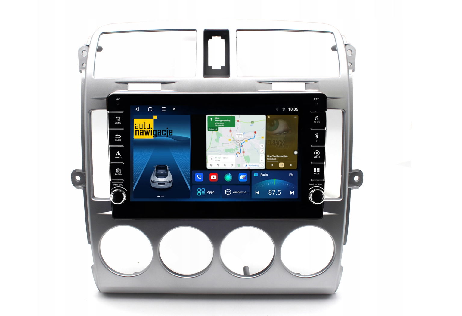 Rádio Navigácia Gps Kia Carnival 2001-2006 Android