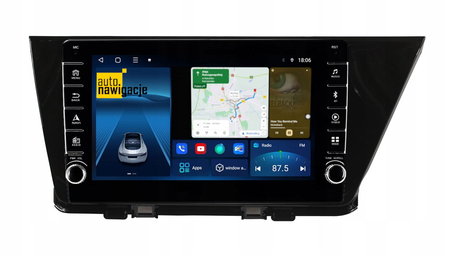 Rádio Navigácia Gps Kia Niro 2016+ Android