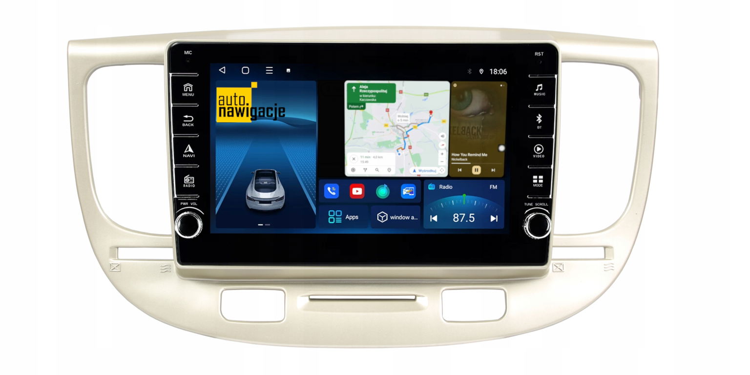 Rádio Navigácia Gps Kia Rio II 2005-2011 Android