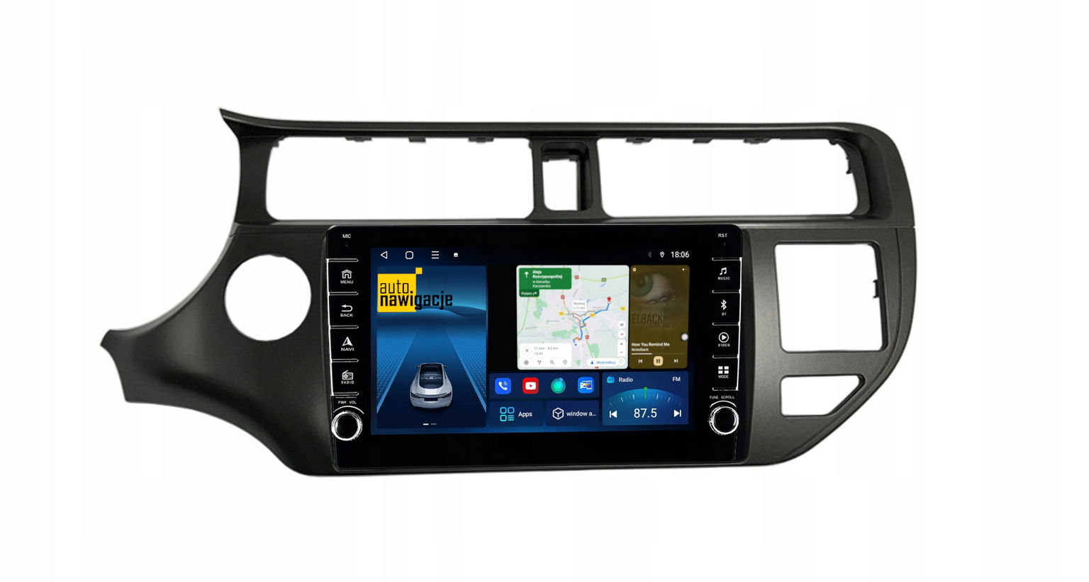 Rádio Navigácia Gps Kia Rio III 2011-2015 Android