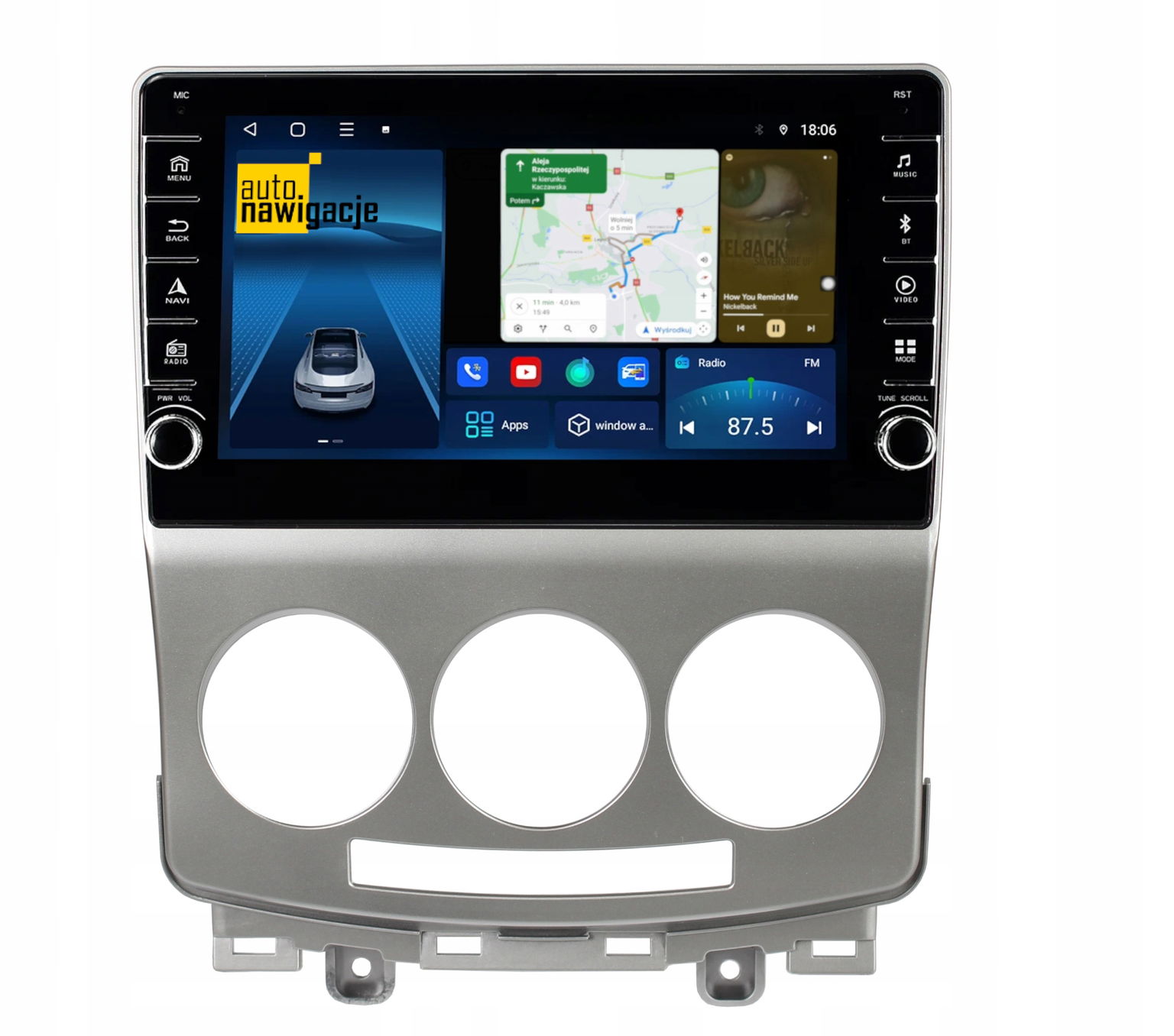 Rádio Navigácia Gps Mazda 5 2005-2010 Android