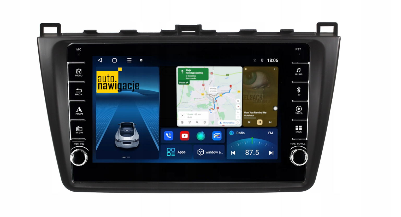 Rádio Navigácia Gps Mazda 6 2008-2012 Android