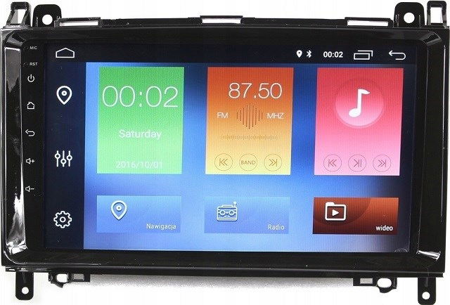 Rádio Navigácia Gps Mercedes W245, T245 A Trieda Android