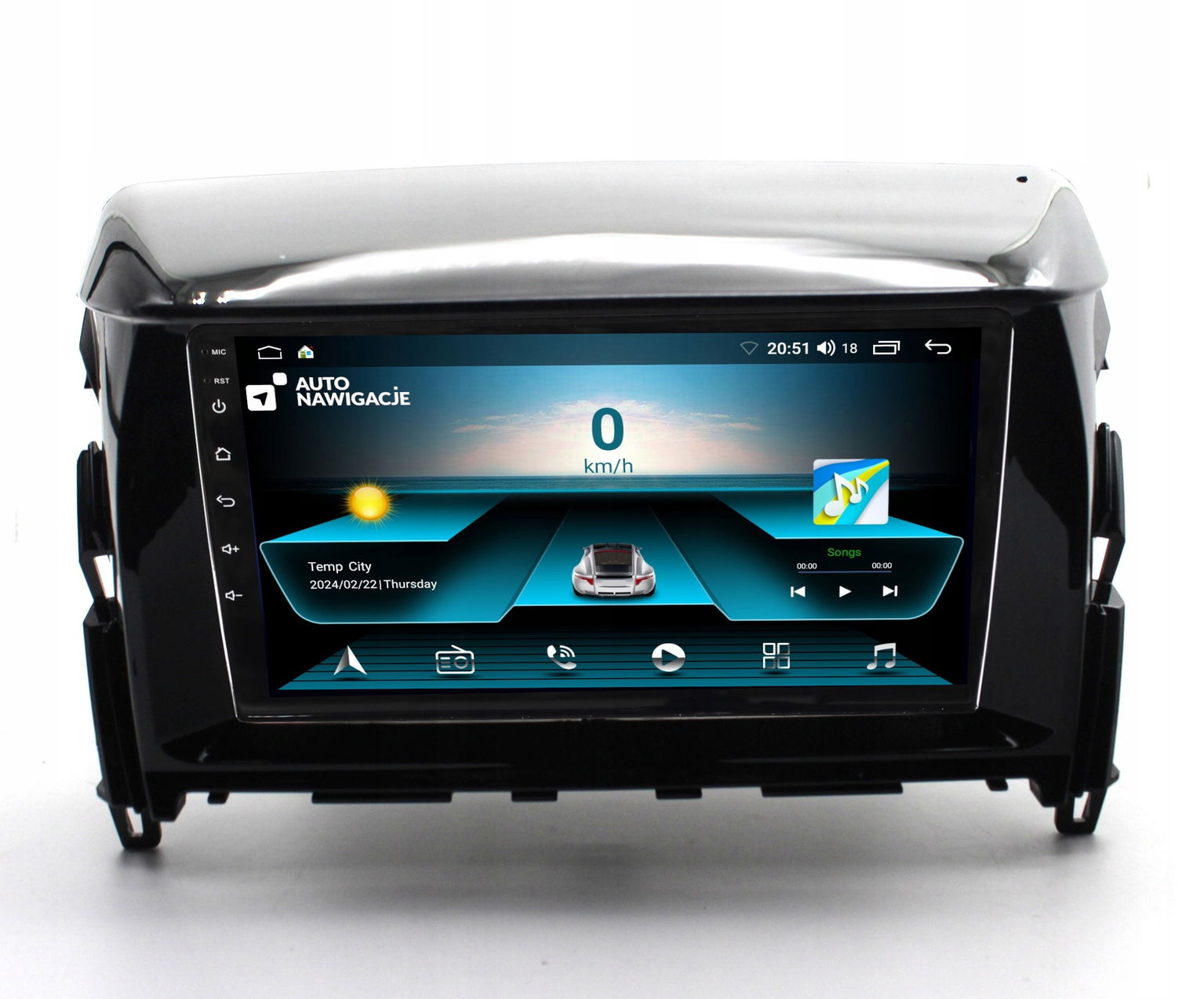 Rádio Navigácia Gps Mitsubishi Eclipse Cross 2018-2019 Android