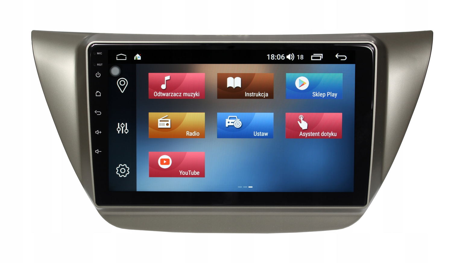 Rádio Navigácia Gps Mitsubishi Lancer VII 2003-2011 Android