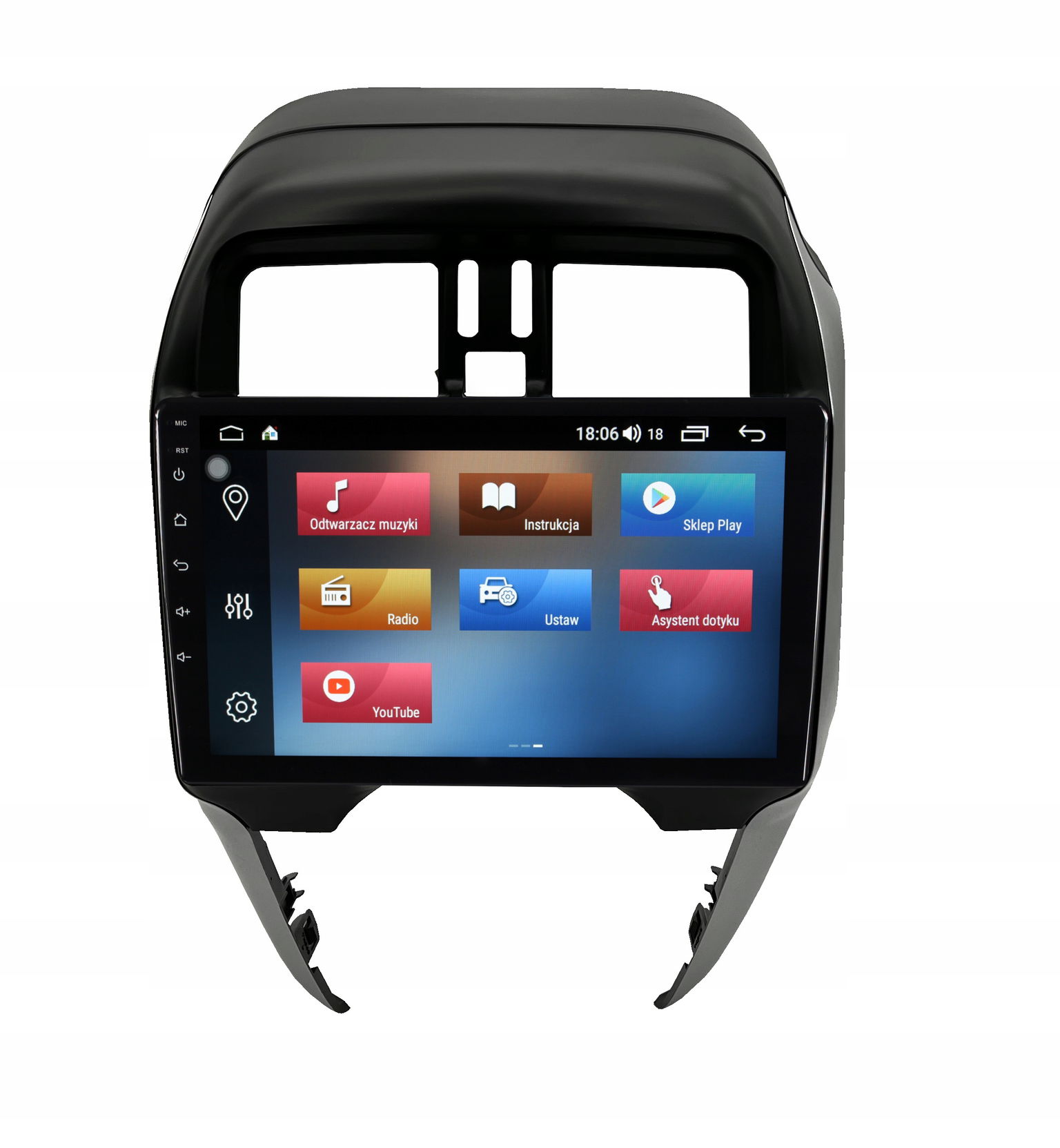 Rádio Navigácia Gps Nissan Almera 2011-2020 Android