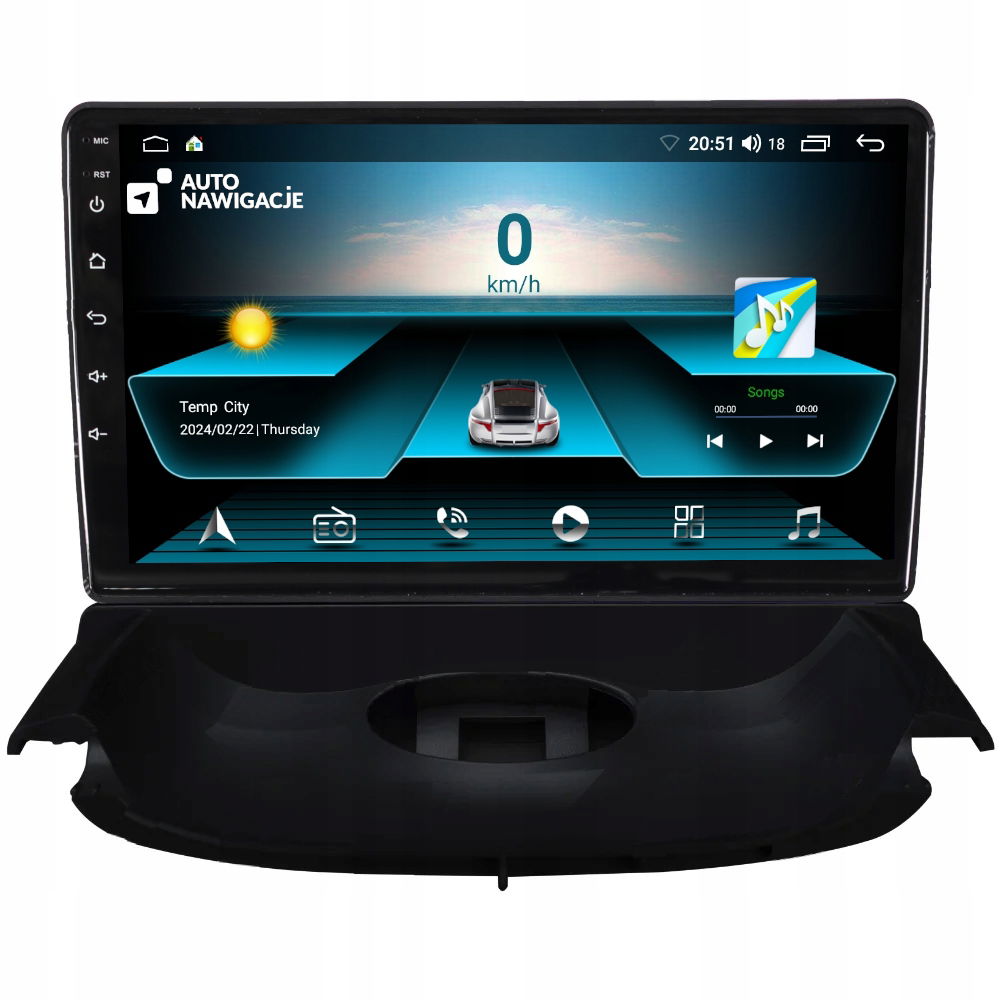 Rádio Navigácia Gps Peugeot 206 2004-2008 Android