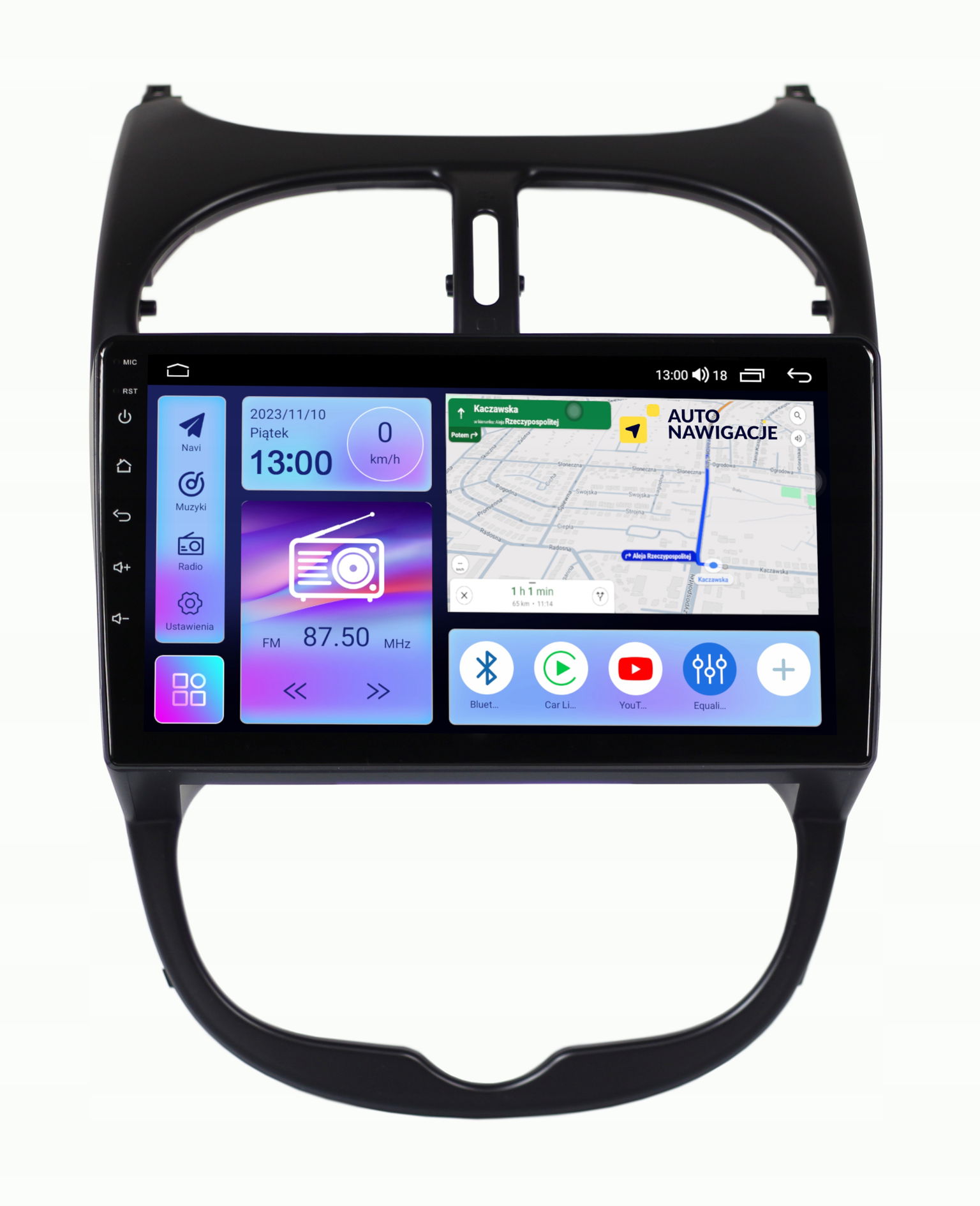Rádio Navigácia Gps Peugeot 206/CC/SW Android