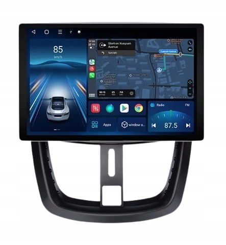Rádio Navigácia Gps Peugeot 207 2006-2012 Android 13,1 Palca Qled