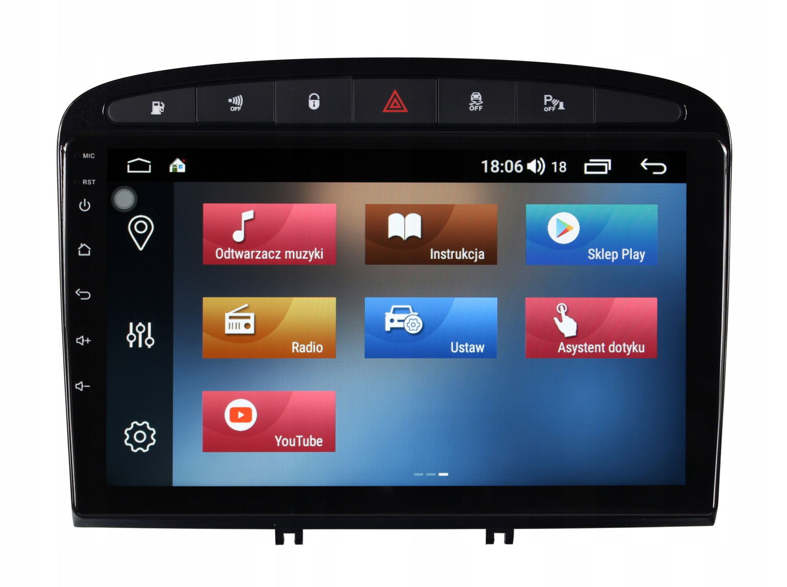 Rádio Navigácia Gps Peugeot 308 2007-2013 Android