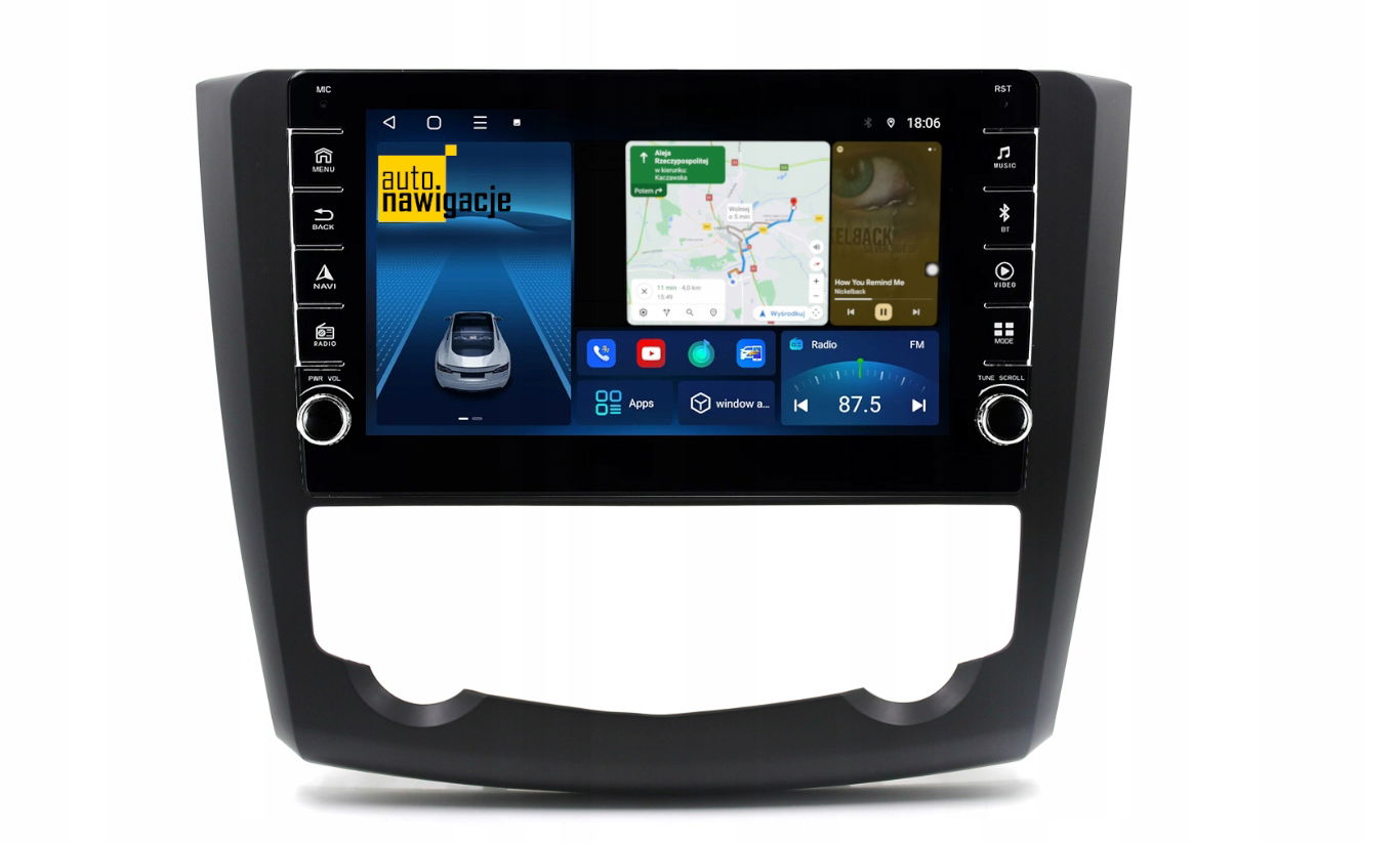 Rádio Navigácia Gps Renault Kadjar 2015+ Android