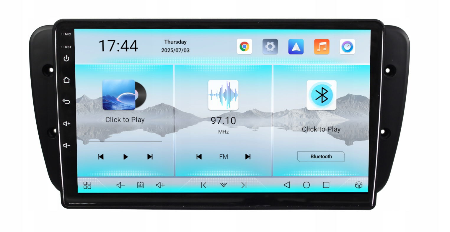 Rádio Navigácia Gps Seat Ibiza 2008-2013 Android