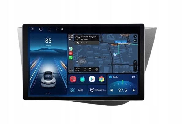Rádio Navigácia Gps Seat Leon II 2005-2012 Android 13,1 Palca Qled