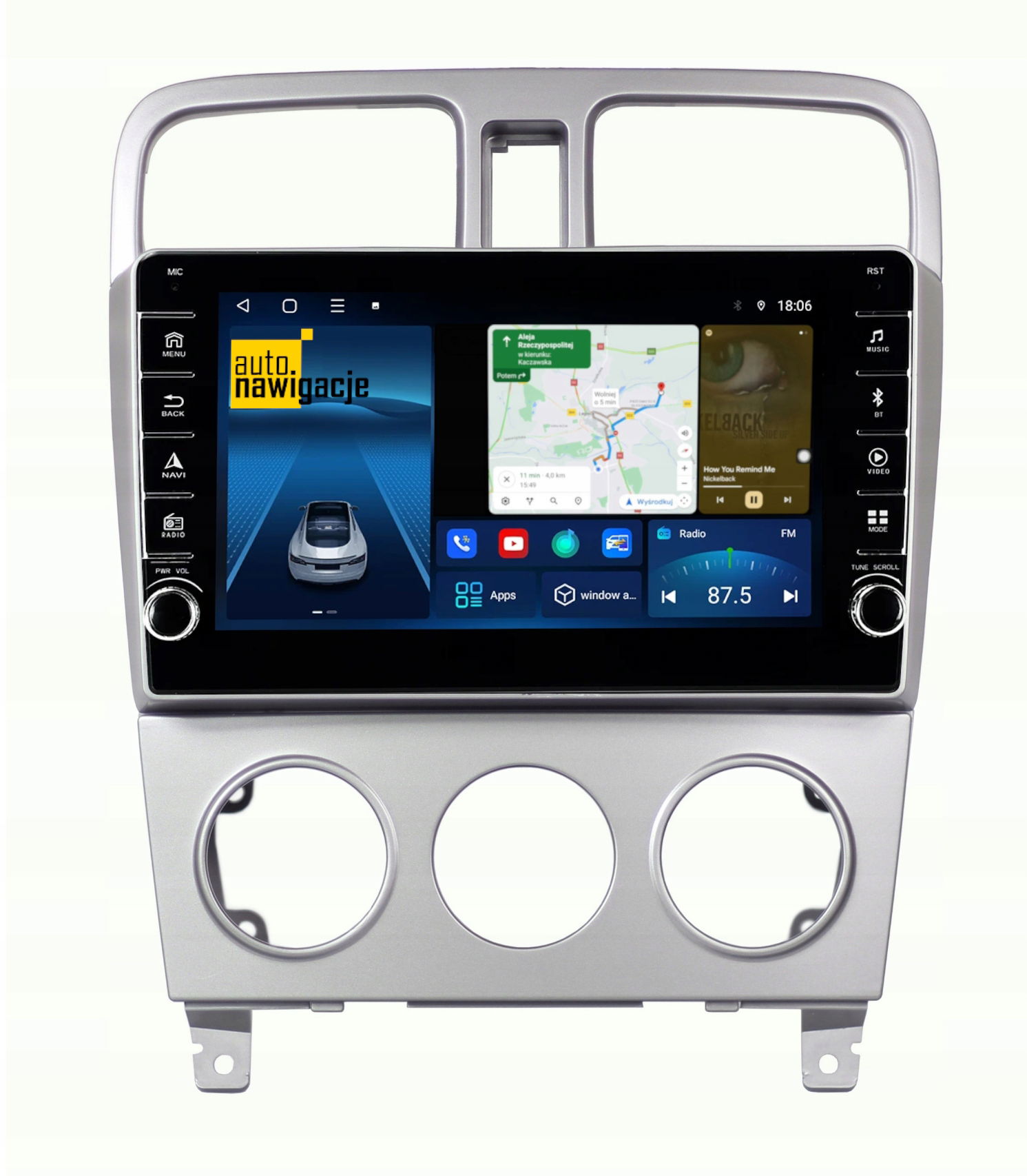 Rádio Navigácia Gps Subaru Forester II 2004-2008 Android