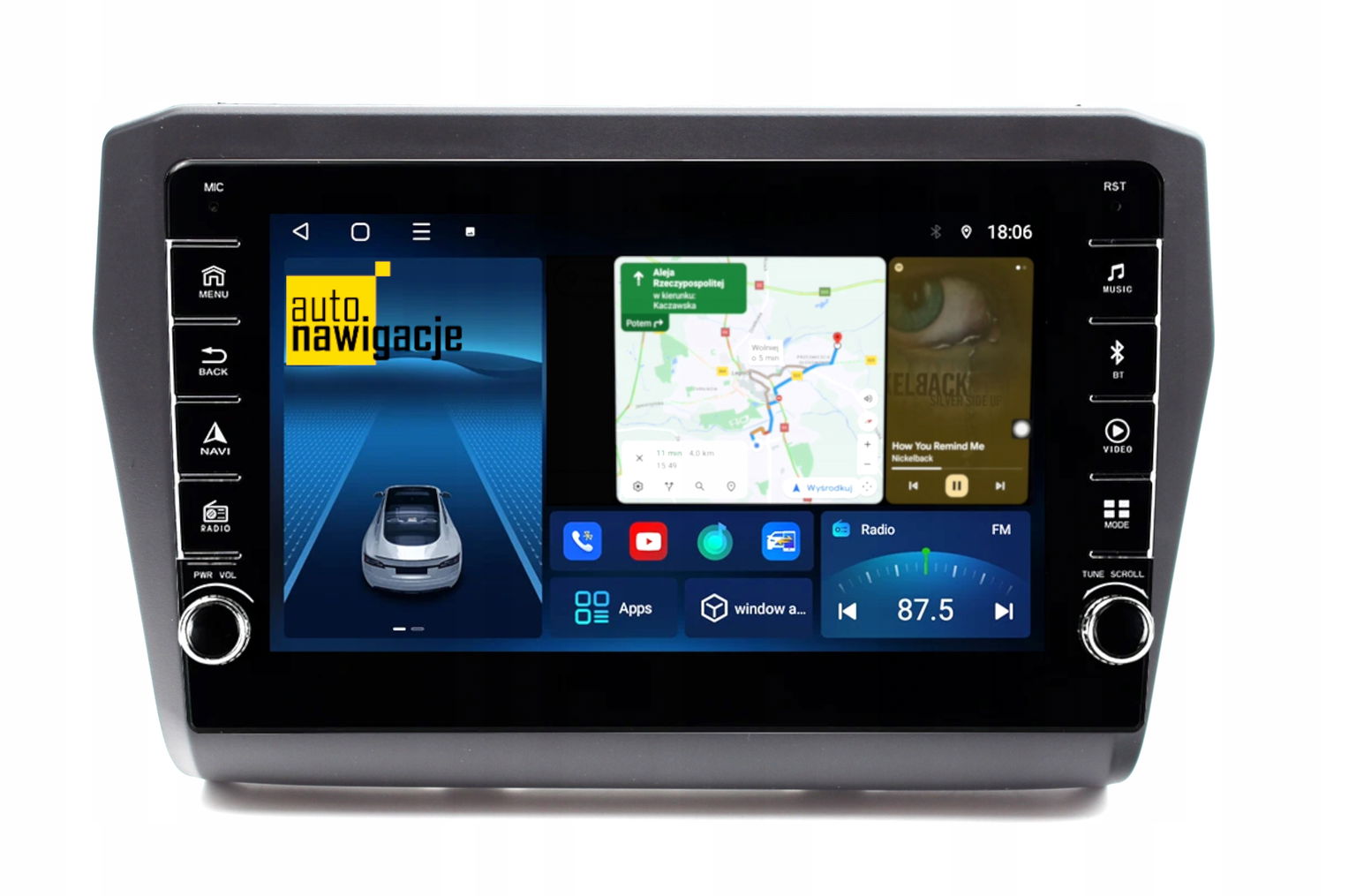 Rádio Navigácia Gps Suzuki Swift 2017-2021 Android