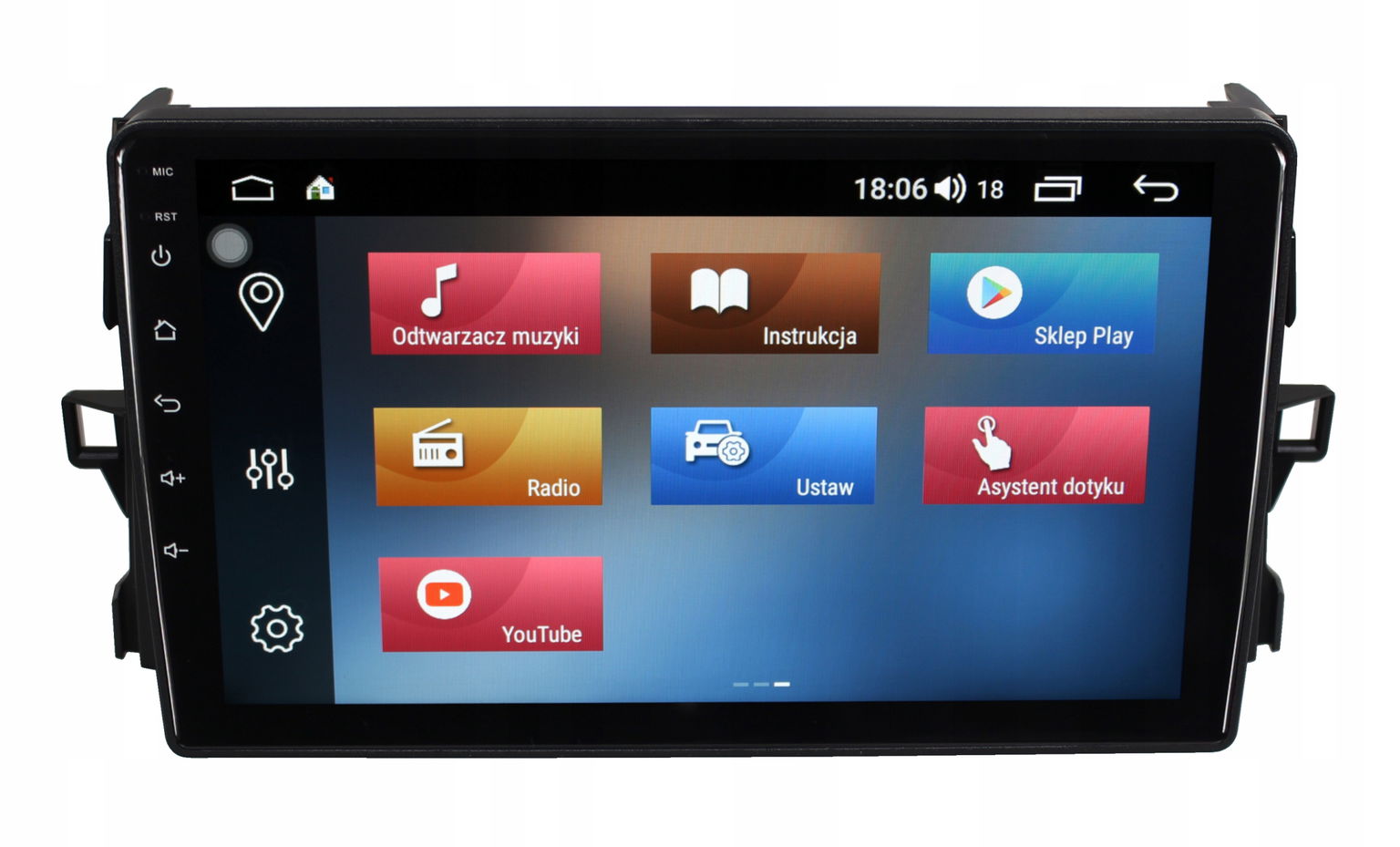 Rádio Navigácia Gps Toyota Auris 2006-2011 Android
