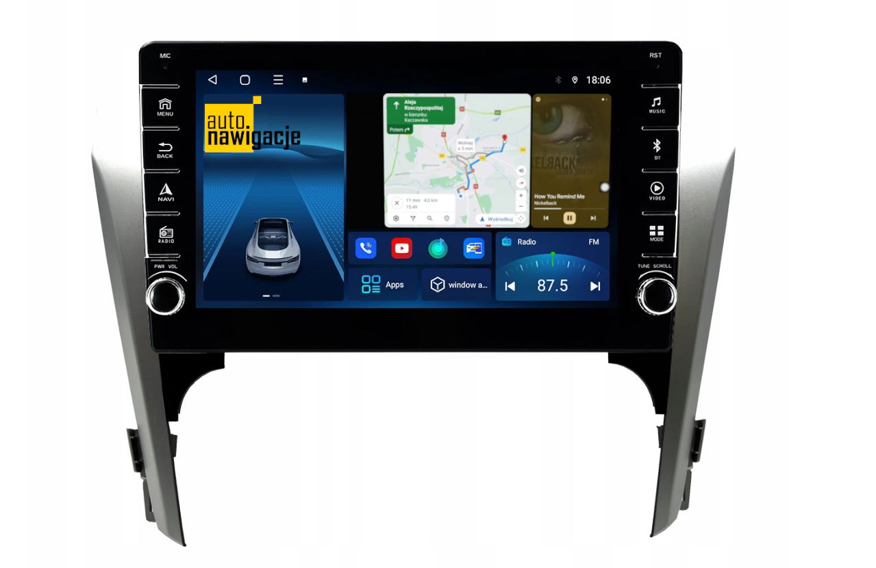 Rádio Navigácia Gps Toyota Camry 2012-2016 Android