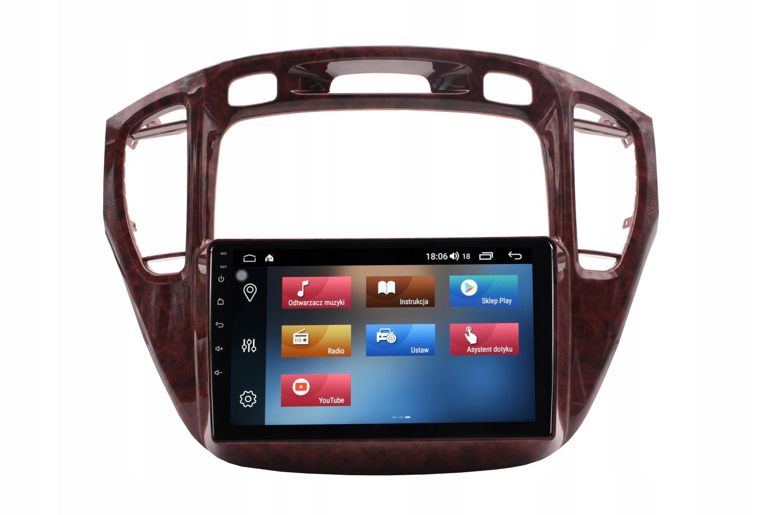 Rádio Navigácia Gps Toyota Highlander 2001-2007 Android