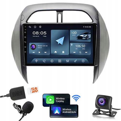 Rádio Navigácia Gps Toyota RAV4 2003-2005 Android 6GB 128GB Sim